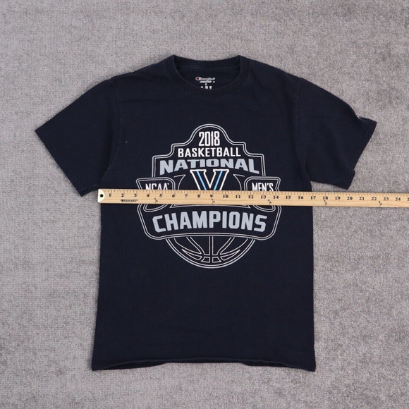 Villanova 2018 NCAA Basketball Championship Small Blue Short Sleeve T-Shirt - Picture 3 of 9